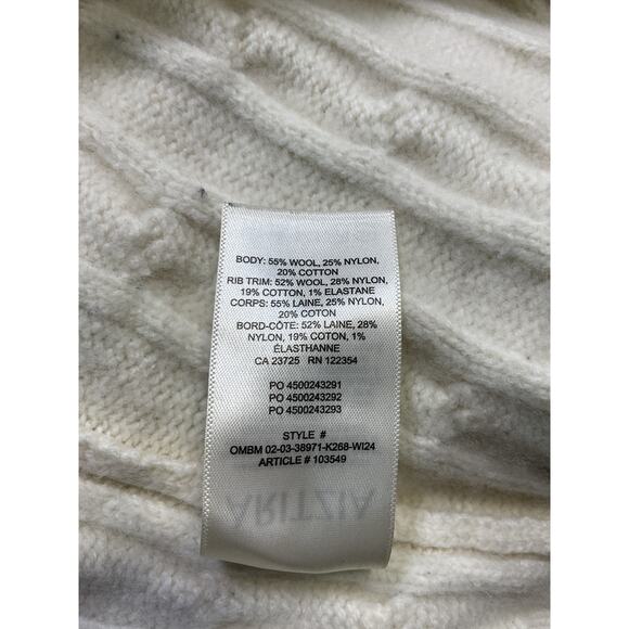 Sunday Best 'Octavia' White Zip Hoodie Size M - Picture 4 of 4